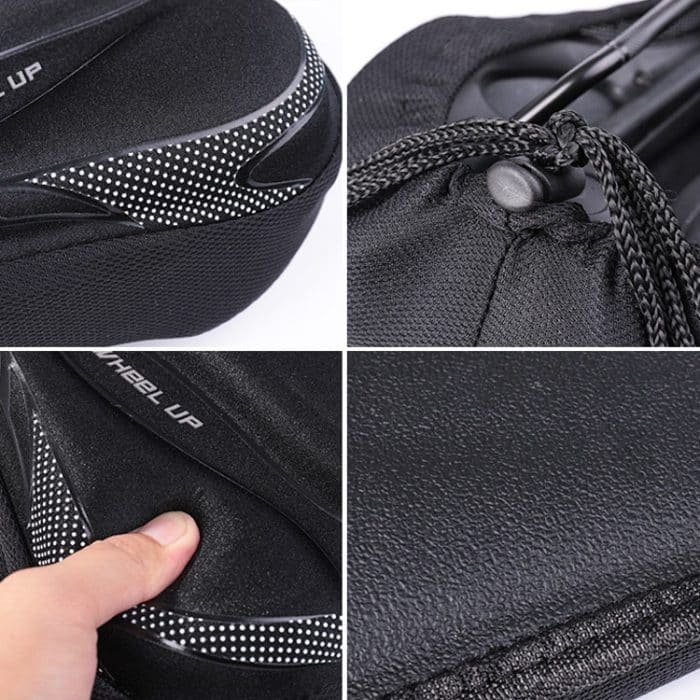 Wheel Up Mountainbike-Kissenbezug, verdickt, bequem und weich, verbreiterter Schwamm-Kissenbezug, vier Jahreszeiten, universell, Large, Small – Bild 7