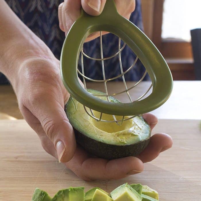 5-teiliges Avocado-Würfel- und Entkernungsgerät, multifunktionales Avocado-Messer, Avocado Knife – Bild 6