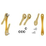 3 Stück großer Schlüsselhalter aus Aluminiumlegierung, Metall-Schlüsselaufbewahrungsgerät, Outdoor-Werkzeug, zufällige Farblieferung, 3 PCS (Random Colour Delivery) – Bild 6