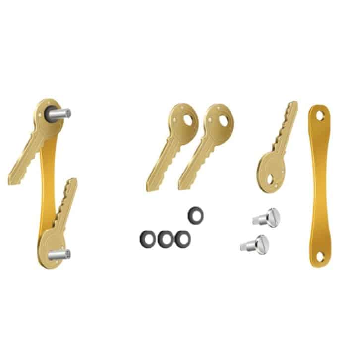 3 Stück großer Schlüsselhalter aus Aluminiumlegierung, Metall-Schlüsselaufbewahrungsgerät, Outdoor-Werkzeug, zufällige Farblieferung, 3 PCS (Random Colour Delivery) – Bild 6