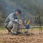 Outdoor Camping Wasserdichte Leinwand Tragbare Dreieck Hocker Stoff – Bild 9