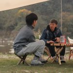 Outdoor Camping Wasserdichte Leinwand Tragbare Dreieck Hocker Stoff – Bild 10