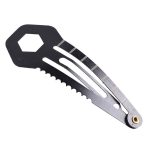 10 Stück 8-in-1-Multifunktions-Haarspange für den Außenbereich, Selbstverteidigung, Erste-Hilfe-Werkzeug, 2 PCS 8 in 1 (Black), 2 PCS 8 in 1 (Silver) – Bild 7