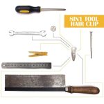 10 Stück 8-in-1-Multifunktions-Haarspange für den Außenbereich, Selbstverteidigung, Erste-Hilfe-Werkzeug, 2 PCS 8 in 1 (Black), 2 PCS 8 in 1 (Silver) – Bild 3