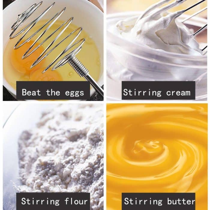 18 in 1 Küchenhelfer Set Edelstahl Schneebesen Silikonöl Schneebesen Pizzaschneider – Bild 15