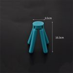 3 PCS Kitchen Cross-Shaped Folding Tischset Verdicktes Silikon-Isolierpad Pot Mat Coaster, zufällige Farblieferung – Bild 3