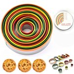 12-in-1 Edelstahl-Keksschneideset, Fondant-Keksform, runde Kuchen-Backform, Color Mold(12 in 1) – Bild 7