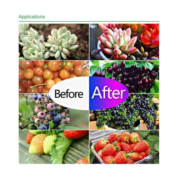 Ultradünnes LED-Pflanzenlicht, Vollspektrum-COB-Wachstumslicht, Gemüse-, Obst- und Blumengewächshaus-Fülllicht ohne Stecker, 50W, 100W, 150W – Bild 8