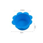 20 PCS DIY Backform Macaron Spitzenform Silikon Kuchen Tasse Pudding Eierkuchen Muffin Tasse Form, zufällige Farbabgabe – Bild 4