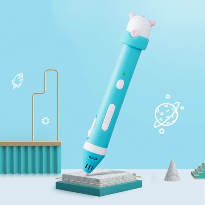 Zeichnen dreidimensionaler Graffiti-Niedrigtemperatur-3D-Druckstift für Kinder, A4 Pink, A4 Green, A2 Pure Deer, A2 Pink Pig, A2 Young Bear – Bild 7