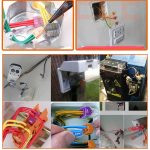 10 PCS VSE-413W Kunststoffanschluss Home Wiring Terminal Kabelanschluss – Bild 8