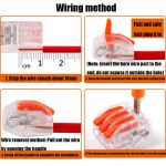 10 PCS VSE-413W Kunststoffanschluss Home Wiring Terminal Kabelanschluss – Bild 10