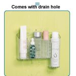 Magic Sticker Kunststoff-Aufbewahrungsbox für Toilettenartikel, Make-up, transparent, für Zuhause, kreative Organisationsbox, Spezifikation:, Shallow Style, Deep Style – Bild 2