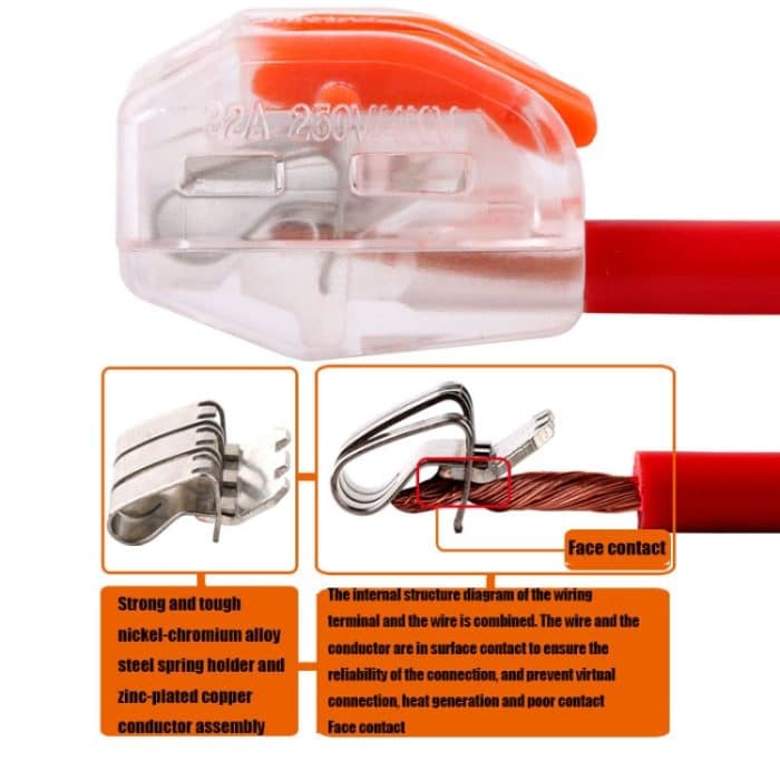 10 PCS VSE-415W Kabelanschluss Transparente Klemme – Bild 4