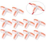 10 Stück T11 Haushalts-Universal-T-Typ druckfreies Abisolier-Schnellverteiler-Terminal