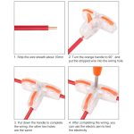 10 Stück T11 Haushalts-Universal-T-Typ druckfreies Abisolier-Schnellverteiler-Terminal – Bild 5