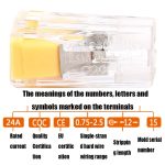 10 PCS VSE-102A Kabelanschlussklemme 1-2.5 Quadratischer Festdrahtanschluss – Bild 5