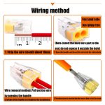 10 PCS VSE-102A Kabelanschlussklemme 1-2.5 Quadratischer Festdrahtanschluss – Bild 8