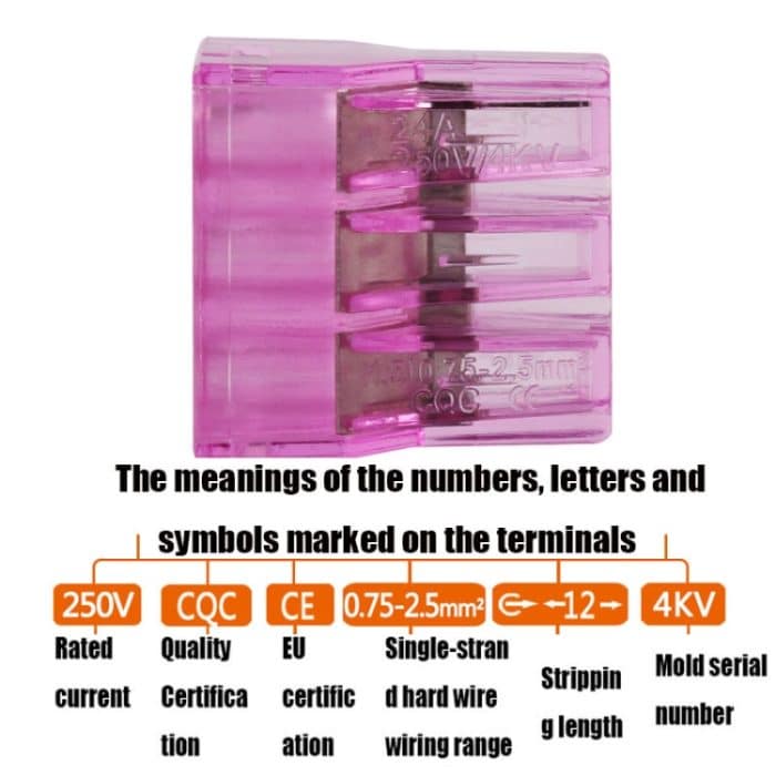 10 PCS VSELE VSE-106C Kabelanschluss-Anschlussklemme – Bild 5