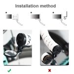 Fahrrad Rückspiegel Straße Lenker Stecker Reflektor Fahrradausrüstung – Bild 5