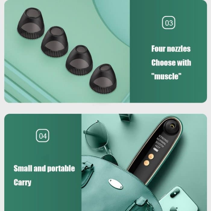 2046 Visualisiertes Heißkompressen-Mitesser-Sauggerät, Porenreiniger und Blasenexportinstrument, White, Green – Bild 5