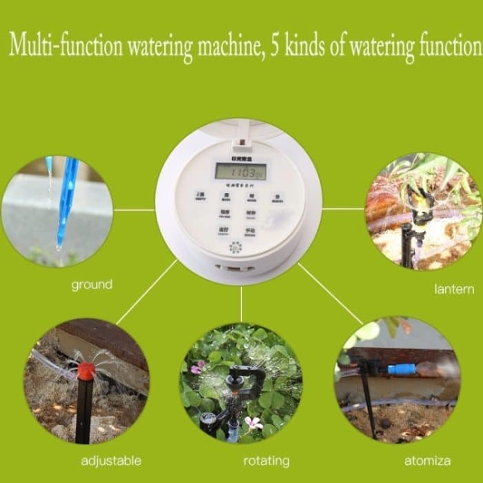 YGBH-1 Solar Automatik Blumenbewässerungsgerät Haushalt Intelligentes Timing Lazy Bewässerungsgerät, US Plug – Bild 8