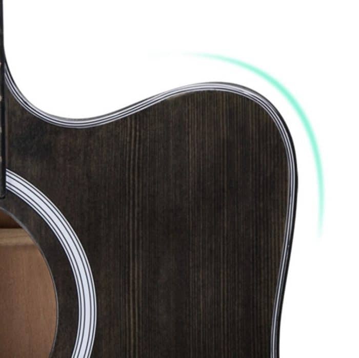 Folk-Akustikgitarren-Anfängertraining und Unterrichten von Saiteninstrumenten, 41 Inch (Black), 41 Inch (Log Color), 41 Inch (Blue), 41 Inch (Sunset Yellow), 38 Inch (Black), 38 Inch (Log color), 38 Inch (Blue), 38 Inch (Sunset Color), 38 Inch (Brown)... – Bild 4