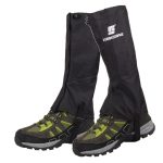 LUCKSTONE Bergsteigen Wandern Verschleißfeste wasserdichte Abdeckung Leichte, atmungsaktive, schlammige Straße Anti-Schmutz-Fußabdeckung, Foot Cover M  (Black)
