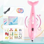 3D-Druckstift, dreidimensionale Malerei, Graffiti-Pinsel, Dolphin Pink – Bild 13