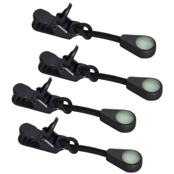 100 Stück Bergsteigen Camping Rucksack Reißverschluss Pull Outdoor Anti-Verlust Auffälliges leuchtendes Zubehör Selbstleuchtende Kordel – Bild 2