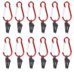 20 PCS Camping Zelt Winddichter Befestigungsclip Außengrill Baldachin Plane Feste Zugpunktklammer