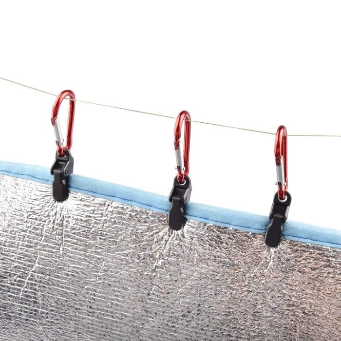 20 PCS Camping Zelt Winddichter Befestigungsclip Außengrill Baldachin Plane Feste Zugpunktklammer – Bild 6