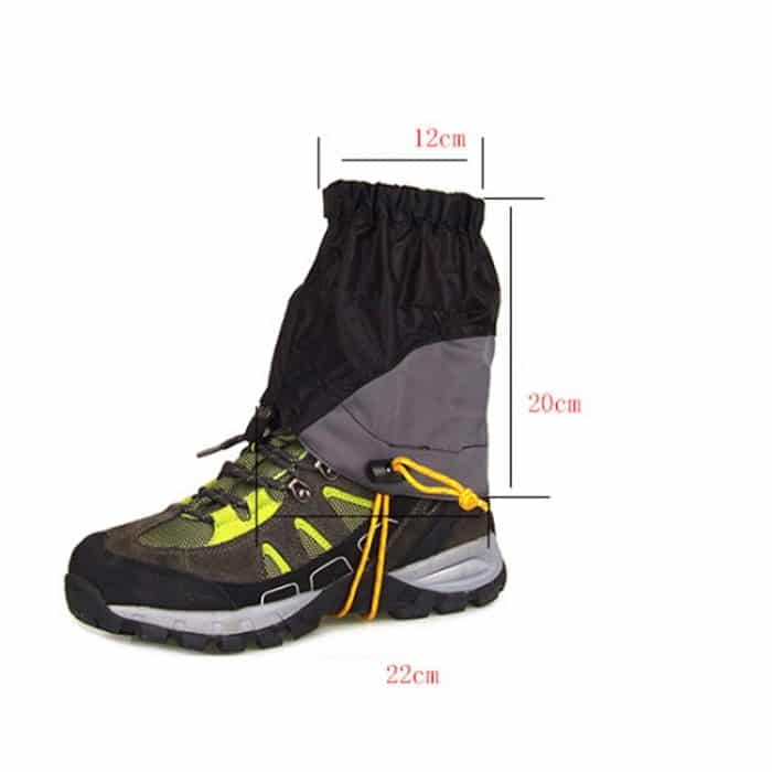 Staub- und schmutzabweisende Fußabdeckung für den Außenbereich, leichte, silikonbeschichtete, wasserdichte Schneeabdeckung aus Nylon, Snow Cover(Lemon Green), Snow Cover(Classic Black), Snow Cover(Orange), Snow Cover(Sky Blue) – Bild 6