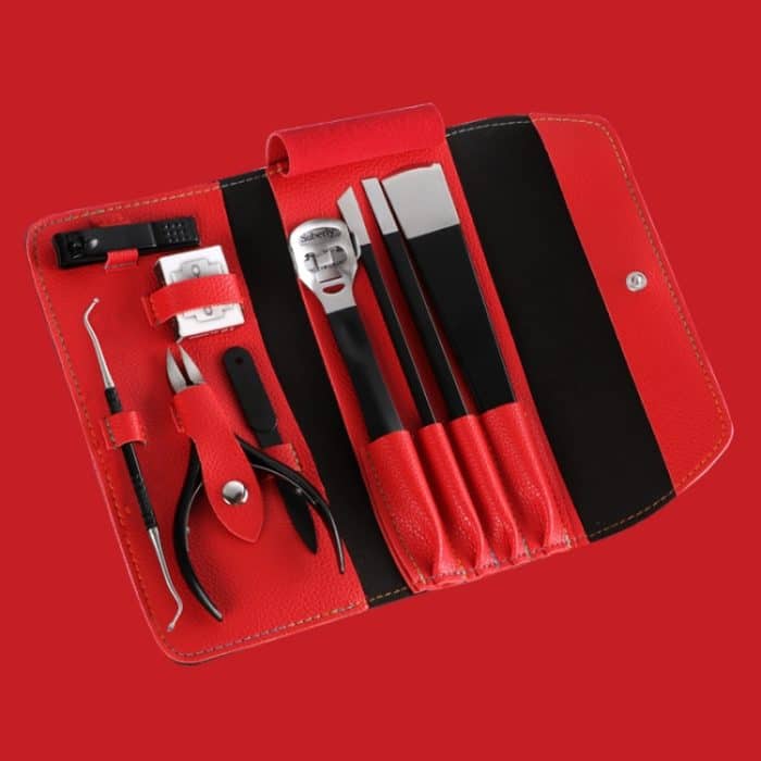 9 in 1 Pediküre Messer Maniküre Clippers Nagel Clippers Werkzeug – Bild 2