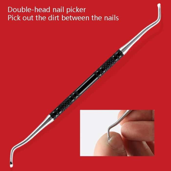 9 in 1 Pediküre Messer Maniküre Clippers Nagel Clippers Werkzeug – Bild 8