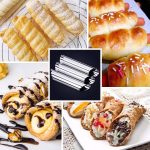 20 PCS Oblique Doppelkopf-Edelstahl-Großspiralrohr-Antihaft-Croissant-Form-Croissant-Werkzeug – Bild 7