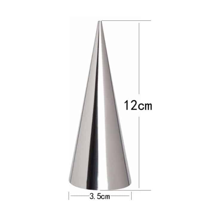 2 Sätze 16 in 1 Eis Crispy Mould Set Edelstahl Conical Roller Croissant Tool – Bild 3