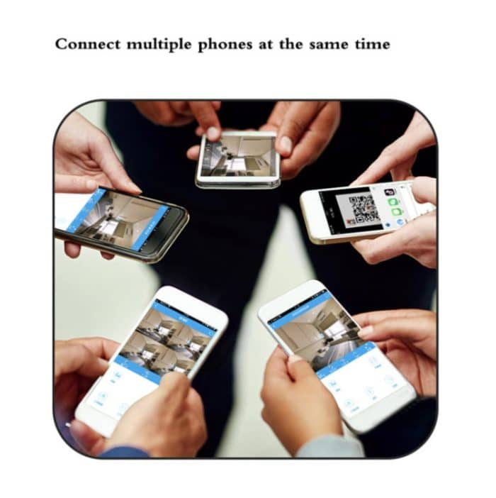 V380 A12 Mini 1080P Wireless Smart Kamera Wifi Sicherheit Kamera Nachtsicht Remote Home Kleine Überwachungs Kamera, A12 without Memory Card – Bild 12