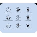 V380 A12 Mini 1080P Wireless Smart Kamera Wifi Sicherheit Kamera Nachtsicht Remote Home Kleine Überwachungs Kamera, A12 without Memory Card – Bild 4