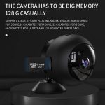 V380 A12 Mini 1080P Wireless Smart Kamera Wifi Sicherheit Kamera Nachtsicht Remote Home Kleine Überwachungs Kamera, A12 without Memory Card – Bild 5