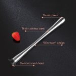 Zerkleinertes Obst, Eis am Stiel, zerstoßenes Eis, Hammer, Barkeeper, zerdrückte Stäbchen, 23x4x1cm Small, 29.8x4x1.3cm Large – Bild 3