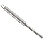 3 Stück Küchen-Edelstahl-Ausstecher aus verdicktem Weißdorn und roten Datteln, 0.8cm, 1cm, 1.4cm, 2cm