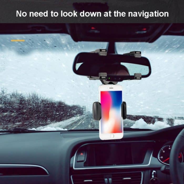 2 PCS Auto Rückspiegel Handyhalterung Fahrtenschreiber Befestigungsclip – Bild 7