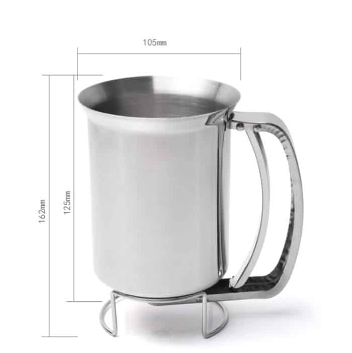 Handheld Edelstahl Teigspender Cupcake Teig Trichter Rührer Teigabscheider – Bild 6