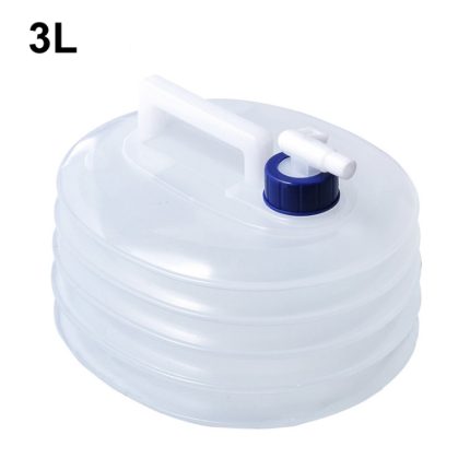 2 Stück PE-Faltwasserbeutel, Schrumpfeimer, tragbare Wasserflasche für den Außenbereich, 3L, 5L, 8L, 10L
