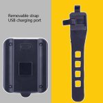 Intelligente Lenkbremsrückleuchte USB Wiederaufladbare Fahrradleuchte Radsport Warnleuchte – Bild 7