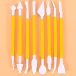 10 Sets Schnitzstift Kuchen Fondant Schnitzmesser Herstellung Schneidwerkzeug, 01071 Yellow (OPP Bag Packaging), 01018 Red (OPP Bag Packaging), 02023 Blue (OPP Bag Packaging), 02030 Pink (OPP Bag Packaging), 01030 Purple (OPP Bag Packaging)