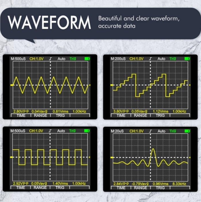 ET828 2-in-1-2-in-1-Oszilloskop-Multimeter 2,4-Zoll-Farbbildschirm-Messgerät Digitalwiderstands-Frequenztester 1 MHz 2,5 Msps-Messgerät – Bild 10
