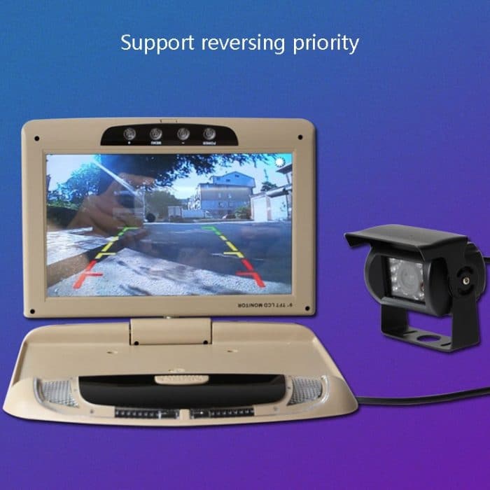 9-Zoll-Auto-HD-Auto-Rückfahrdisplay, Auto-Deckendisplay, 9 inch (Black), 9 inch (Beige), 9 inch – Bild 5