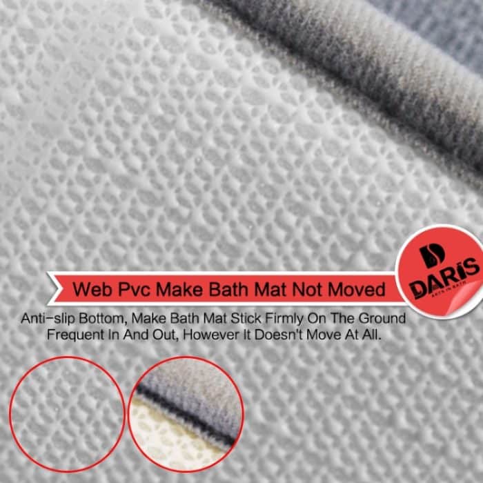 Rutschfester, wasserabsorbierender Teppich, Badezimmermatte, zotteliger Memory-Schaum, Küchentür-Bodenmatte, 40X60CM, 50X80CM, 50X90CM – Bild 4